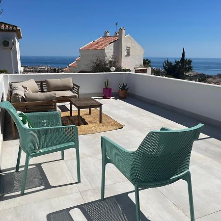 A Terrace With Sea View, 2 Bedrooms Apartment In Benalmádena Extérieur photo