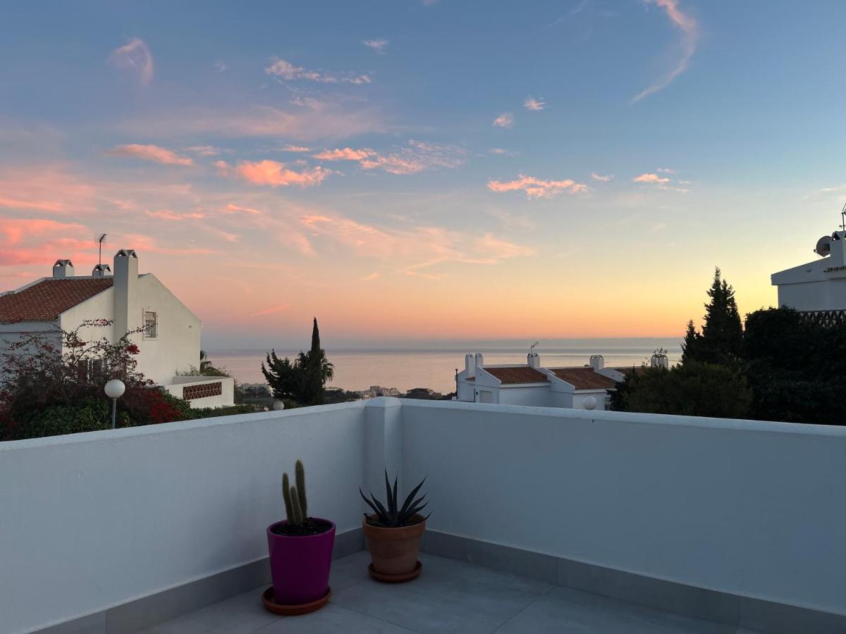 A Terrace With Sea View, 2 Bedrooms Apartment In Benalmádena Extérieur photo